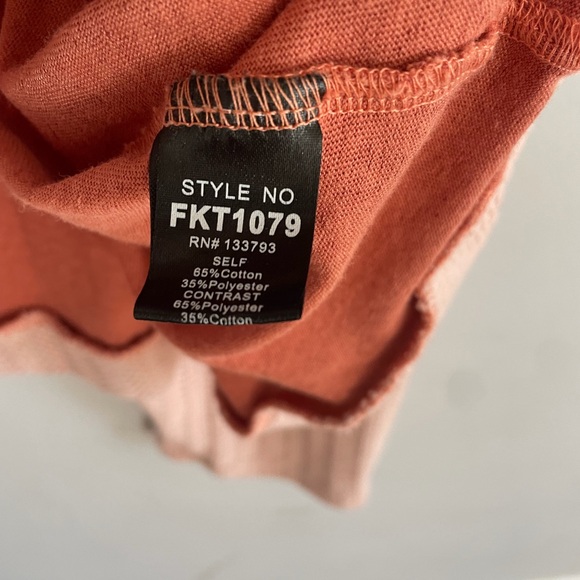 POL Patchwork Star Pullover Knit Top Boho Oversized Distressed Raw Hem Crochet - Picture 3 of 5